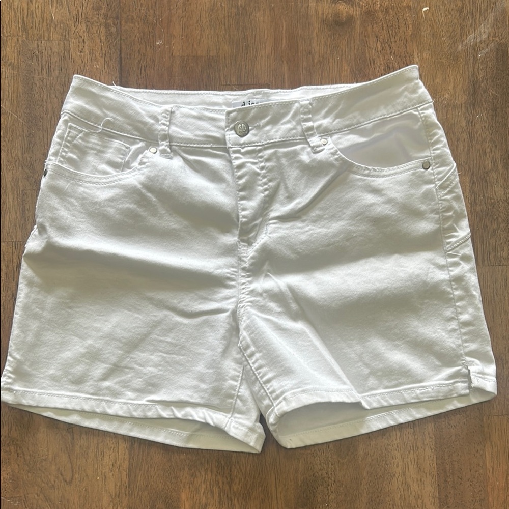 Women's White Denim Shorts